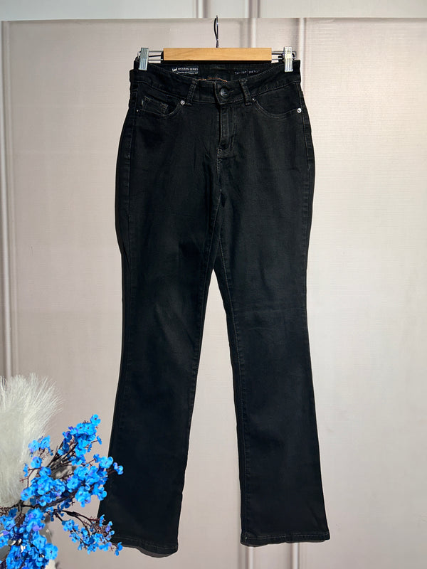 Lee Black Low-Waist Boot-Cut Jeans